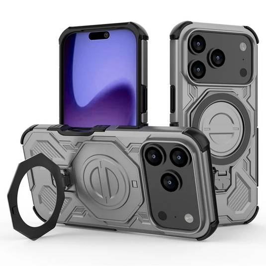 [Magsafe Compatible][Built-in Stand] Apple iPhone 17/Air/Pro/Max - Shield Shockproof Rugged Heavy Duty Case - i-Station Mobile Phone & Electronic Device Repair and Accessories