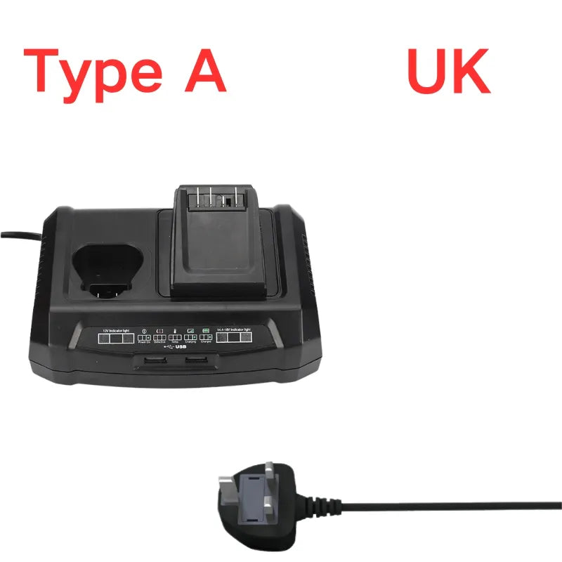 Cargue la imagen en el visor de la galería, Replacement Fast Dual Port Charger GAX1218V For Bosch 10.8V-20V Electrical Tool Li-ion Battery - Polar Tech Australia

