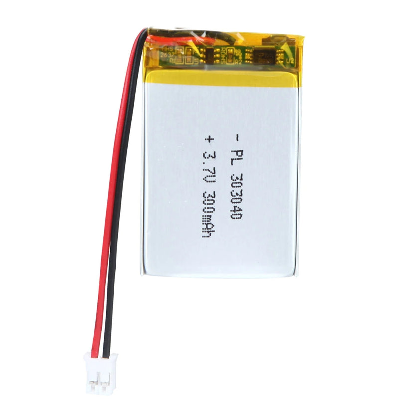Load image into Gallery viewer, [PH2.0-JST Connector][303040] Universal 300mAh 3.7V Rechargeable Li-Ion Lithium Polymer Battery - Polar Tech Australia

