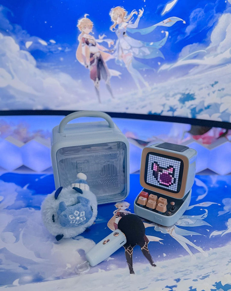 Load image into Gallery viewer, Divoom Ditoo-Mic Mini Karaoke Machine Pixel Art Bluetooth Speaker Perfect Gift - Polar Tech Australia
