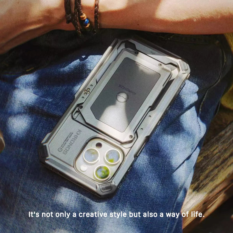 Load image into Gallery viewer, [With Photography Accessory Circuit][Aluminum Alloy] Apple iPhone 15 Pro / 15 Pro Max - TILTA Photography Metal Advanced Mobile Filmmaking Phone Case - Polar Tech Australia
