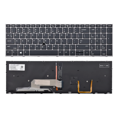 HP ZBOOK 15 G5 15 G6 ZBOOK 17 G5 17 G6 Series - Laptop Keyboard With Back Light US Layout - Polar Tech Australia