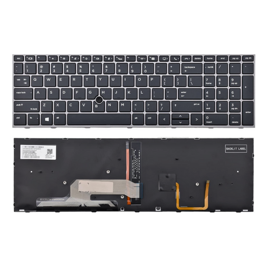HP ZBOOK 15 G5 15 G6 ZBOOK 17 G5 17 G6 Series - Laptop Keyboard With Back Light US Layout - Polar Tech Australia