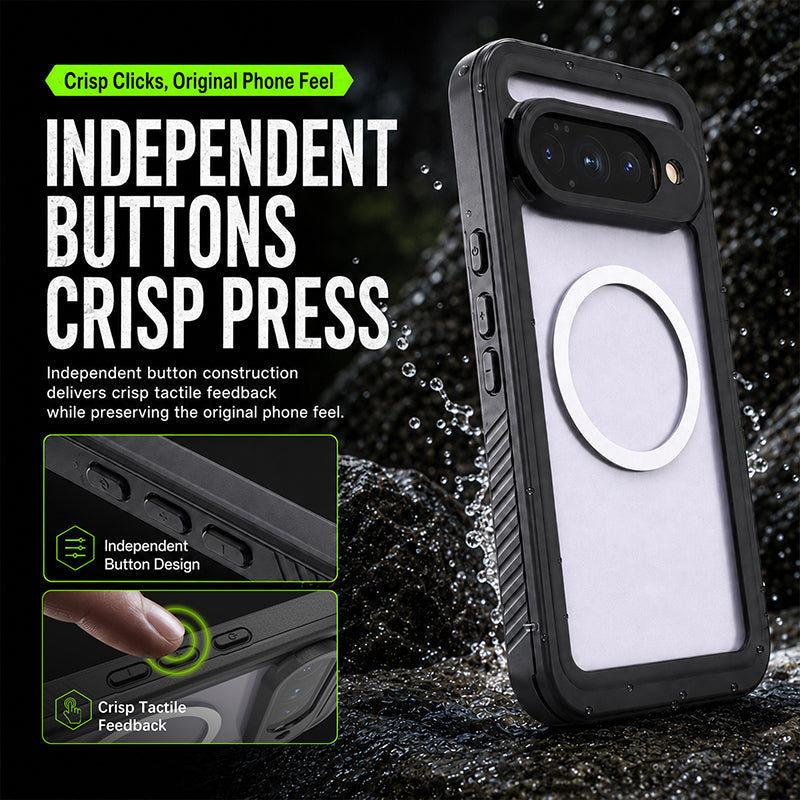 Load image into Gallery viewer, [FS Series][Magsafe Compatible] Google Pixel 11 Pro XL - Redpepper Full Covered Waterproof Heavy Duty Tough Armor Case
