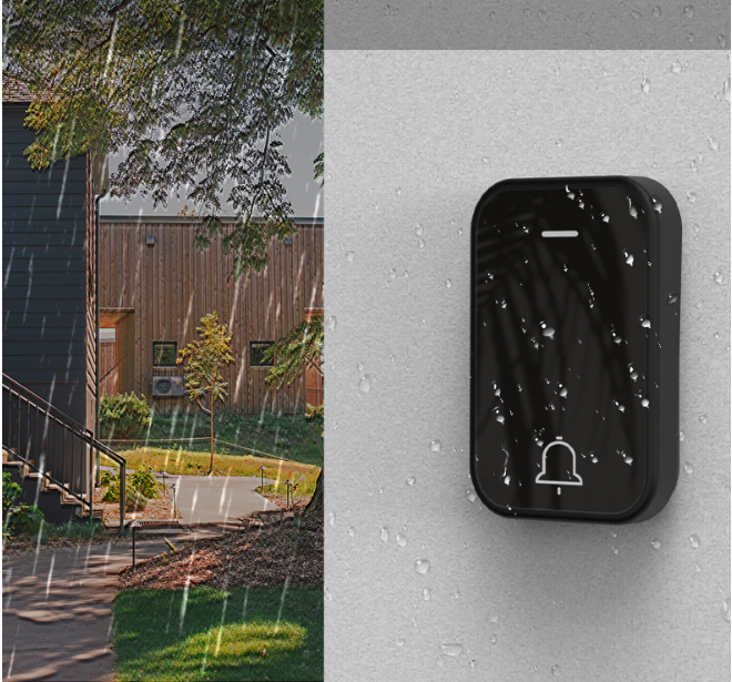 Chargez l'image dans la visionneuse de la galerie, Wireless Doorbell Kit with Push Buttons &amp; Plug-In Receiver Self Powered Battery-Free

