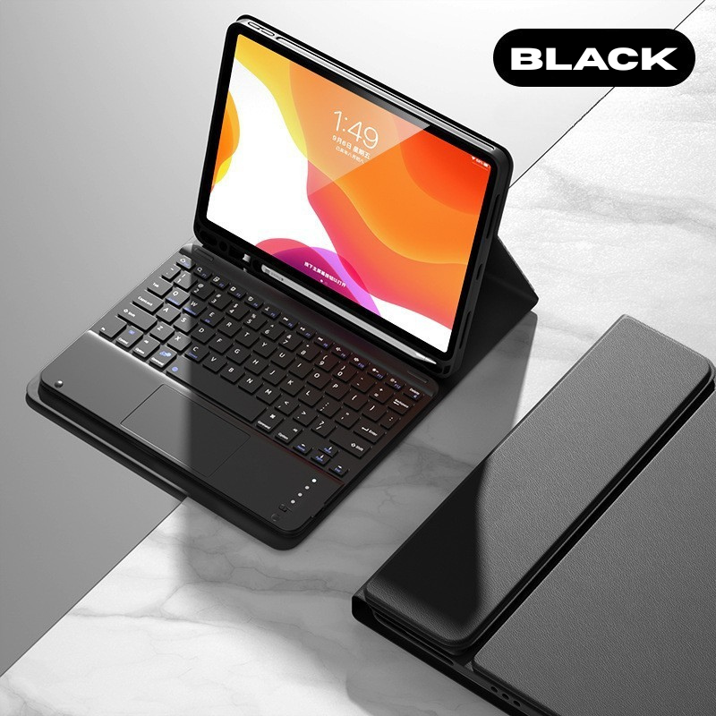 Cargue la imagen en el visor de la galería, Detachable Wireless Bluetooth Keyboard Cover Case with Backlit for Apple iPad Pro 11-inch M4 (2024) - KIBO
