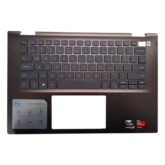 Palmrest With Non-Backlit Keyboard For Dell Inspiron 14 5406 – P126G – X46H3 0X46H3 – Silver Gray