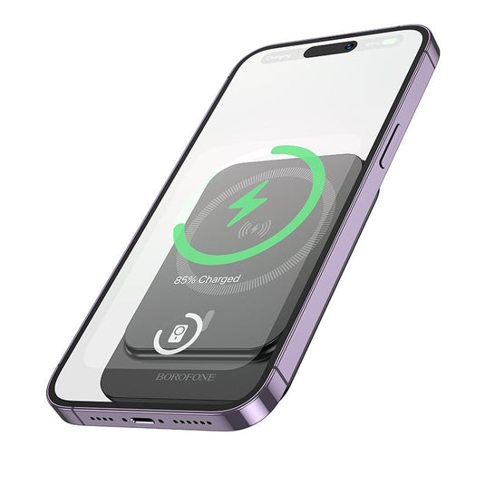 [BJ63][5000mAh][MagSafe Compatible] HOCO/Borofone Mini Wireless Magnetic & PD 20W Fast Charging Power Bank - Polar Tech Australia