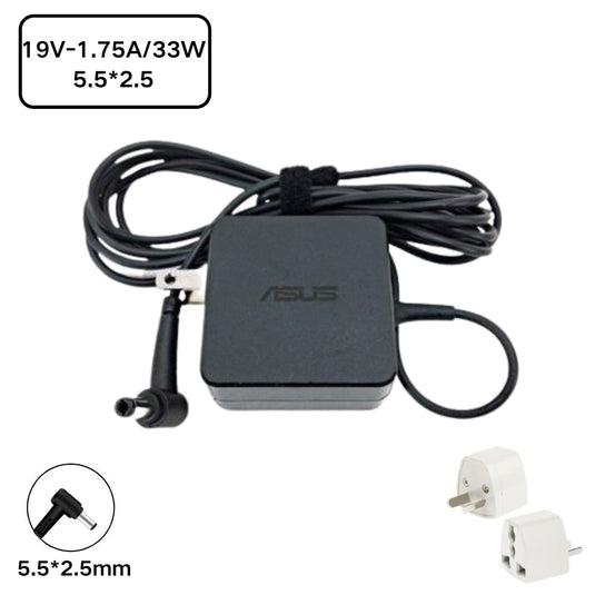 [19V-1.75A/33W][5.5*2.5] Asus Zenbook VivoBook Eee BoOK A53S A53U A450 A52F A53E A54C A55A F551 F554 K401 K501 K55 X401  Laptop AC Power Supply Adapter Charger - Polar Tech Australia