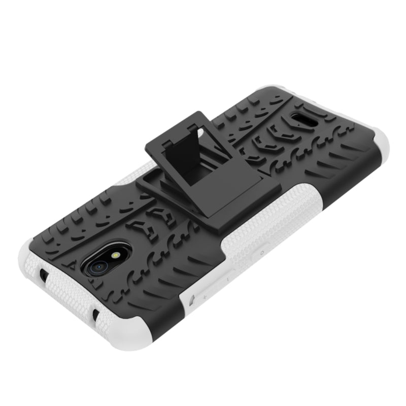 Load image into Gallery viewer, Nokia C100 - Tire Texture TPU + PC Phone Case with Holder
