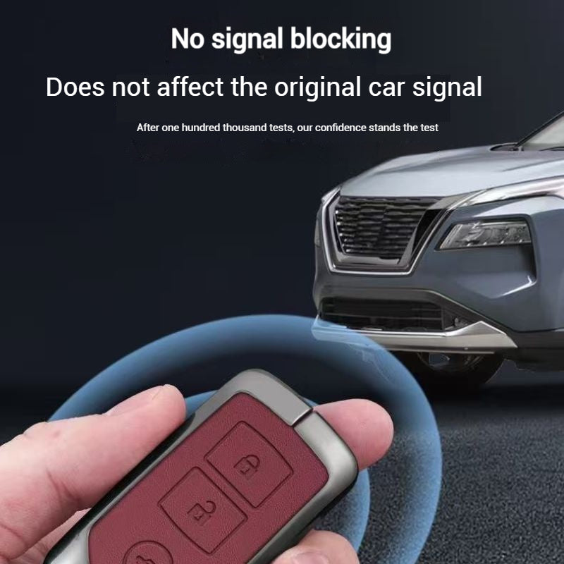Load image into Gallery viewer, Toyota Full Metal  Coverage + PU Leather Car Key Fob Case Cover For Corolla, Camry, Prado, Avalon - i-Station Mobile Phone &amp; Electronic Device Repair and Accessories
