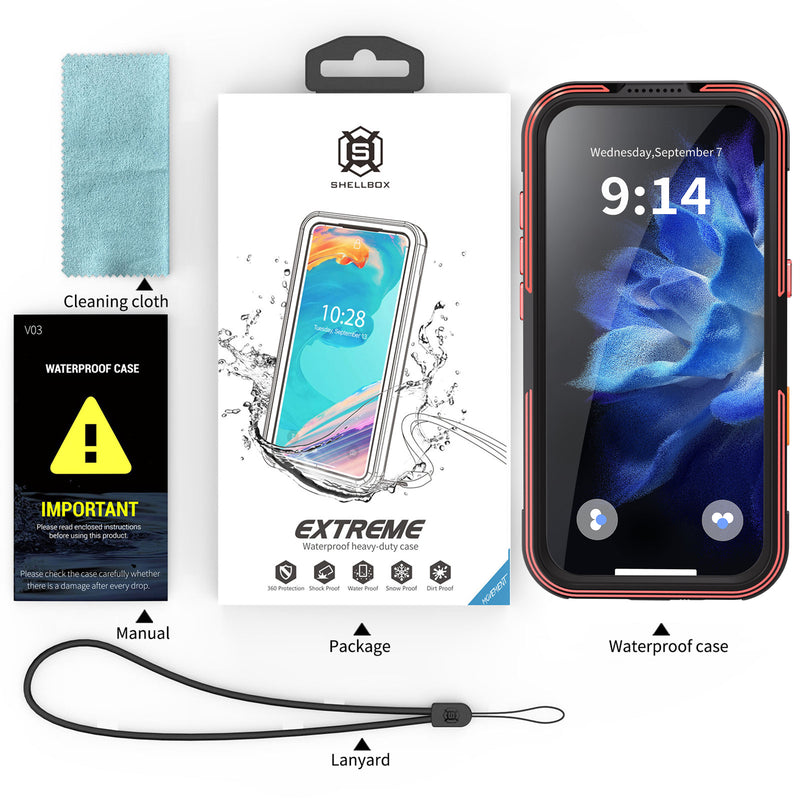 Chargez l'image dans la visionneuse de la galerie, [Magsafe Compatible] [GTM Series][Latest Version] Apple iPhone 17/Air/Pro/Pro Max - Redpepper Shellbox Full Covered Metal Waterproof Heavy Duty Tough Armor Case
