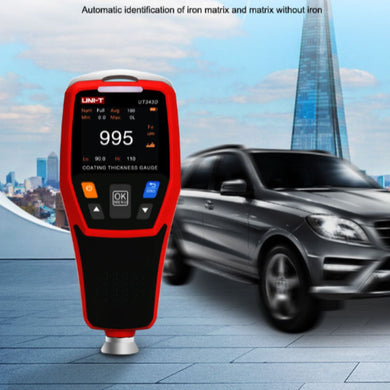 [UT343D] UNI-T Coating Thickness Gauge Digital FE/NFE Metal Car Paint Thickness Tester Meter - Polar Tech Australia