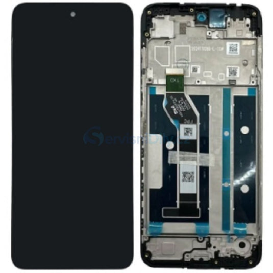 [With Frame] Motorola Moto G15 - LCD Screen Display Touch Digitizer Assembly