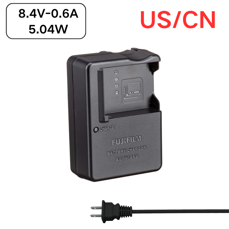 Load image into Gallery viewer, [BC-W126 / BC-W126S][8.4V-0.6A] Fujifilm NP-W126S NP-W126 Battery / Fujifilm X-T1 X-T2 X-T3 X-T10 Series - Camera Charger Power Supply Adapter - Polar Tech Australia
