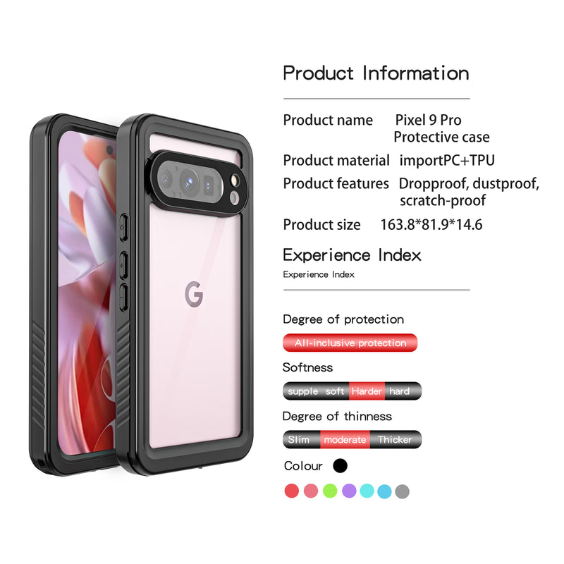 Load image into Gallery viewer, [FS Series] Google Pixel 9 Pro (GR83Y) - Redpepper Full Covered Waterproof Heavy Duty Tough Armor Case - Polar Tech Australia
