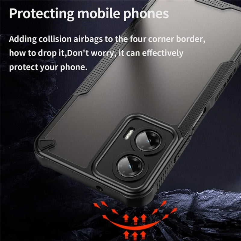 Cargue la imagen en el visor de la galería, Motorola Moto G75 - Armor Precise Hole PC Hybrid TPU Phone Case - Polar Tech Australia
