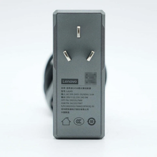 [20V-12.25A/245W][Slim Tip][Slim GaN] Lenovo Legion Pro 5 16IAX10 / Legion 5 15IRX10 / LOQ 17IRX10 2025 Gaming Series - Laptop AC Power Supply Adapter Charger