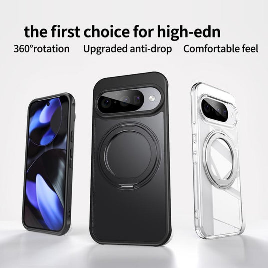 Google Pixel 11 / 11 Pro - Frosted 360 Degree MagSafe Magnetic Holder Phone Case