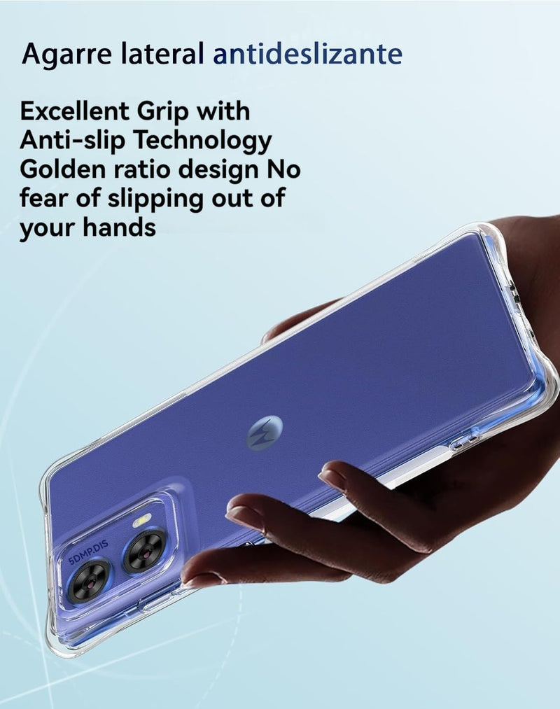 Chargez l&#39;image dans la visionneuse de la galerie, Motorola Moto G85 5G/S50 Neo - AirPillow Cushion Transparent Soft Clear TPU Four Corners Protective Case - Polar Tech Australia
