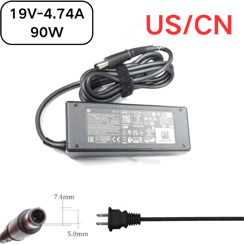 Load image into Gallery viewer, [19V-4.74A/90W][7.4x5.0] HP HP All-in-One 24 PC 24-cb / Desktop 27-cb / ProDesk 600 G6 Desktop Mini PC Series - Laptop AC Power Supply Adapter Charger
