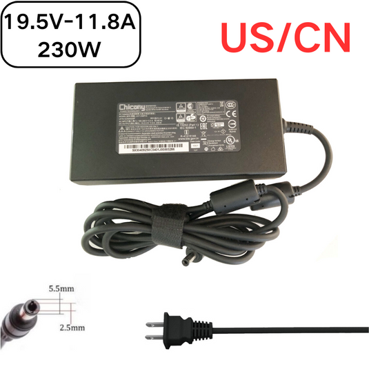 [19.5V-11.8A/230W][5.5x2.5] Gigabyte ADP-230EB H Laptop AC Power Supply Adapter Charger - Polar Tech Australia