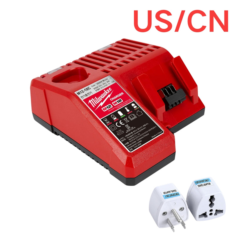 Cargue la imagen en el visor de la galería, [M12-18C][12/14.4V/18V-3.0A] Genuine Original Milwaukee Fast Charger Electrical Tool Li-ion Battery - Replacement Charger - Polar Tech Australia
