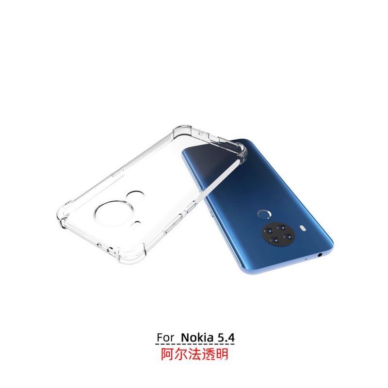 Chargez l&#39;image dans la visionneuse de la galerie, Nokia 5.4 - AirPillow Cushion Transparent Soft Clear TPU Four Corners Protective Case - Polar Tech Australia
