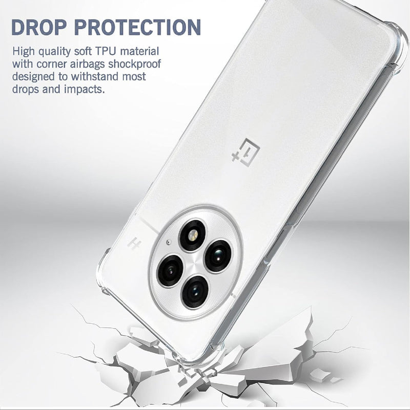 Chargez l&#39;image dans la visionneuse de la galerie, OnePlus 1+13 - AirPillow Cushion Transparent Soft Clear TPU Four Corners Protective Case - Polar Tech Australia
