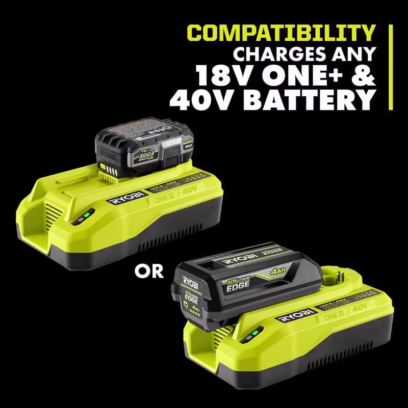 Cargue la imagen en el visor de la galería, [ONE+][18V-12A / 36V~40V-6A] Genuine Original Ryobi ONE+ 18V/40V Dual Platform - Electrical Tool Li-ion Battery Fast Charger - Polar Tech Australia
