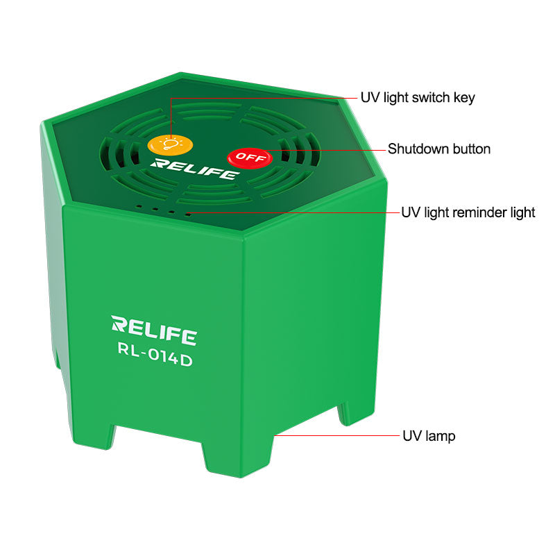Load image into Gallery viewer, [RL-014D] RELIFE Smart UV Curing Lamp with Battery - Polar Tech Australia

