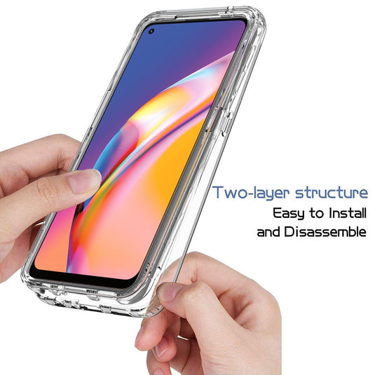 OPPO A94 4G (CPH2203) - Transparent TPU + PC Anti-Drop Phone Case - Polar Tech Australia