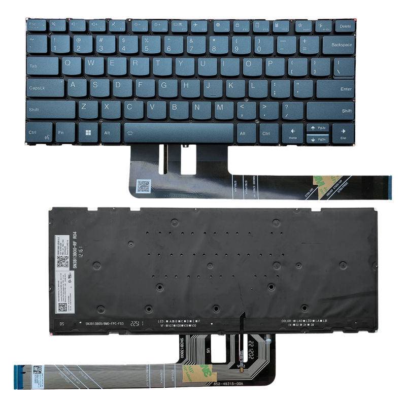 Chargez l'image dans la visionneuse de la galerie, Lenovo Yoga Pro 7 14IAH10 Series - Laptop Keyboard With Backlit US English Layout - Polar Tech Australia
