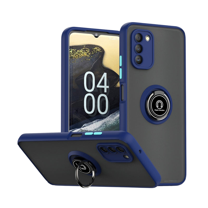 Cargue la imagen en el visor de la galería, Nokia G400 - Armor Matte Magnetic Ring Stand Case
