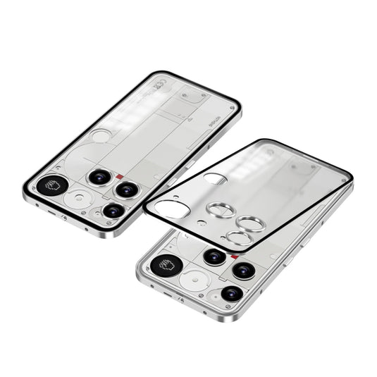 Nothing Phone (3) - Snap Buckle Metal Frame Frosted Phone Case