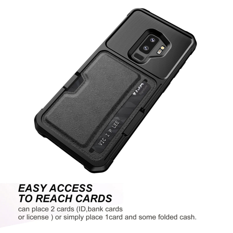 Load image into Gallery viewer, Samsung Galaxy S9 (SM-G960) - Detachable 2 in 1 Magnet Wallet Case
