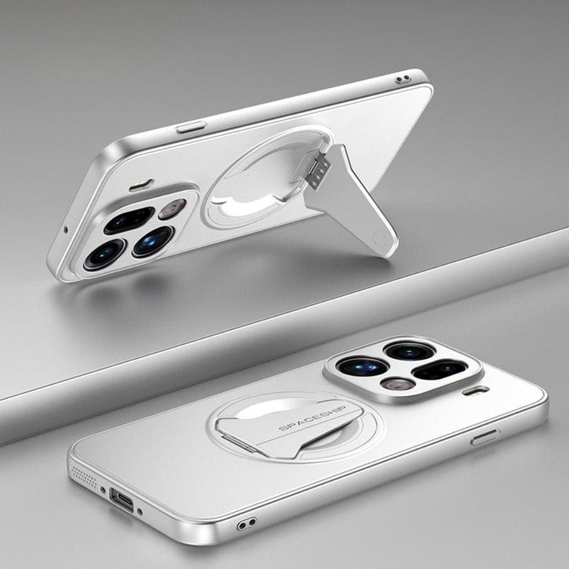 Load image into Gallery viewer, OPPO Find X9 Pro - MagSafe-Compatible Skin-Feel Matte PC+TPU Phone Case with Hidden Kickstand
