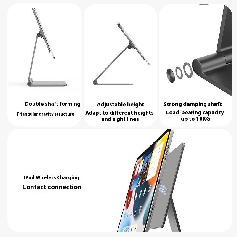 Load image into Gallery viewer, Magnetic wireless charging iPad stand with 18W contacts for charging magnetic tablets - Polar Tech Australia
