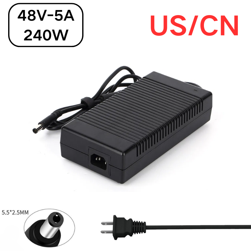Load image into Gallery viewer, [48V-5A][5.5x2.5] Universal Computer/Monitor/CCTV POE Switch - Power Supply Adapter Wall Charger
