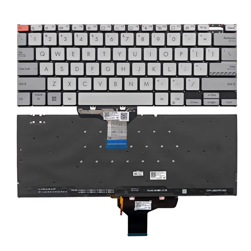 Chargez l'image dans la visionneuse de la galerie, ASUS Vivobook S14 Flip TP3402 TN3402Z TN3402Q 14" 14.0 Inch Series - Laptop Keyboard With Backlit US English Layout - Polar Tech Australia
