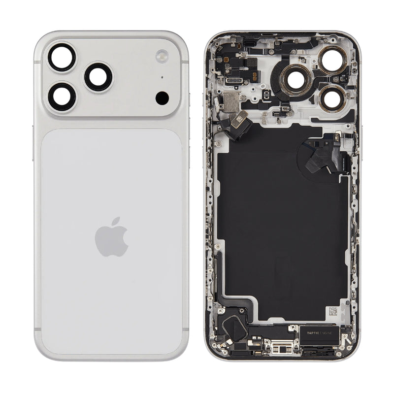 Load image into Gallery viewer, [Assembly With Flex] Apple iPhone 17 Pro Max - Back Rear Glass With Steel Plate With Wireless NFC Charging MagSafe Magnet &amp; Flashlight Flex (US Version)

