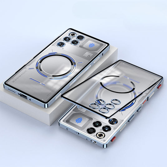 ZTE nubia RedMagic 11 Pro / 11 Pro Plus - Single sided Snap Buckle Metal Frame Frosted MagSafe Phone Case - Polar Tech Australia