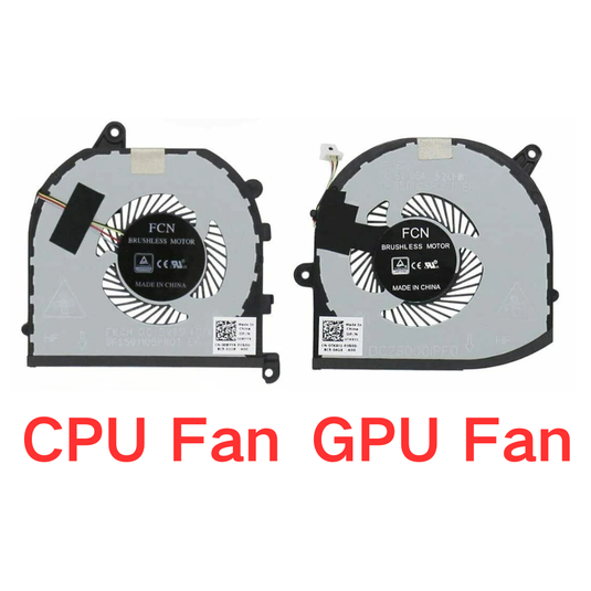 Dell XPS 15 9560 9570 7590 / Precision 5520 M5530 Series - Laptop CPU & GPU Cooling Fan Cooler
