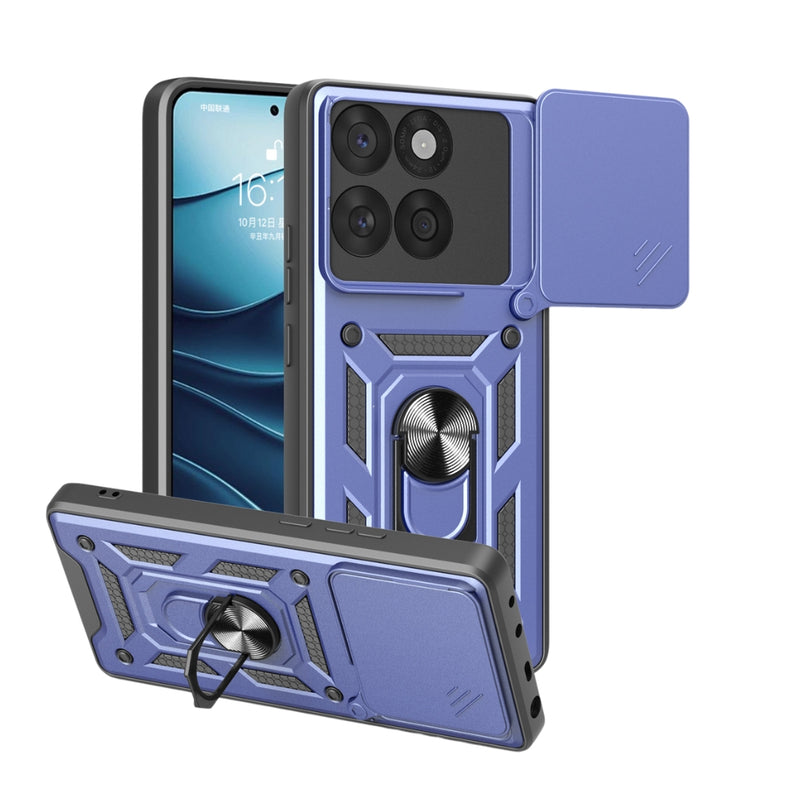 Load image into Gallery viewer, Motorola Moto Edge 60 Fusion - Heavy Duty Ring Holder Case with Shockproof &amp; Camera Guard Design - Polar Tech Australia
