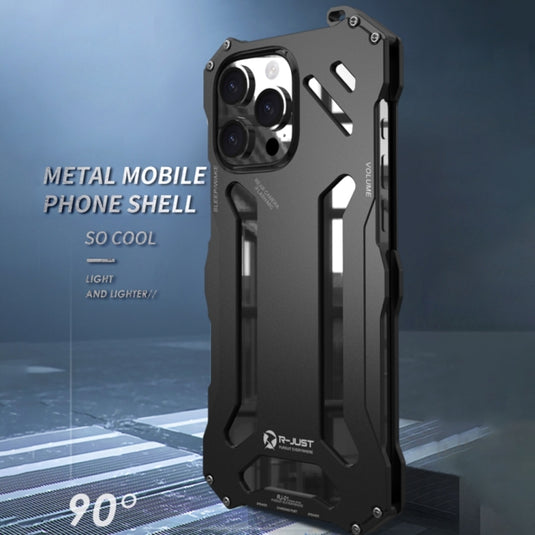 Apple iPhone 16 - Shockproof Armor Hollow Metal Phone Case