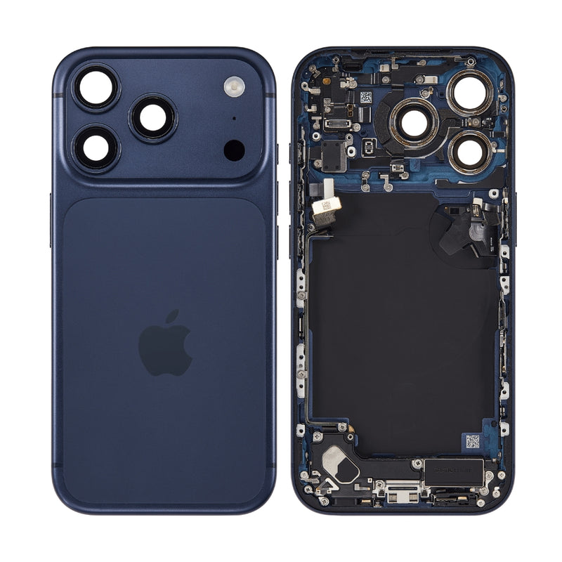 Cargue la imagen en el visor de la galería, [Assembly With Flex] Apple iPhone 17 Pro - Back Rear Glass With Steel Plate With Wireless NFC Charging MagSafe Magnet &amp; Flashlight Flex
