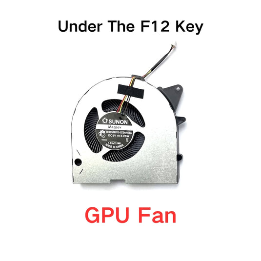 Lenovo Legion Y540P Y545 Y7000P (Year 2019) FKTY FKU0 Series - CPU & GPU Cooling Fan Replacement Parts - Polar Tech Australia