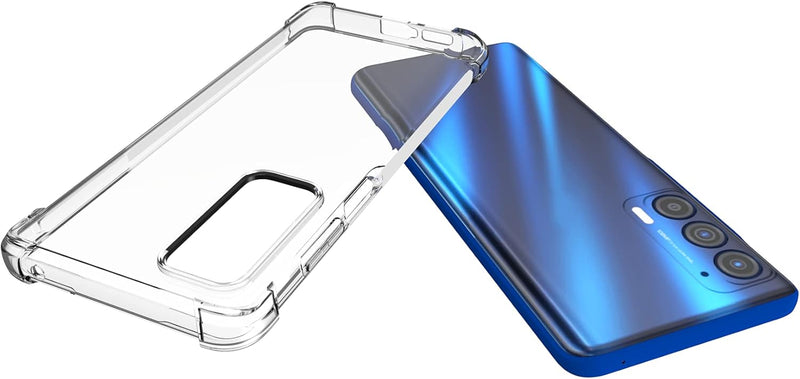 Cargue la imagen en el visor de la galería, Motorola Moto Edge 2021 - AirPillow Cushion Transparent Soft Clear TPU Four Corners Protective Case - Polar Tech Australia
