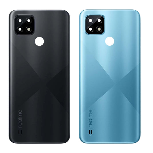 [With Camera Lens] Realme C21 (RMX3201) - Back Rear Battery Cover Panel - Polar Tech Australia