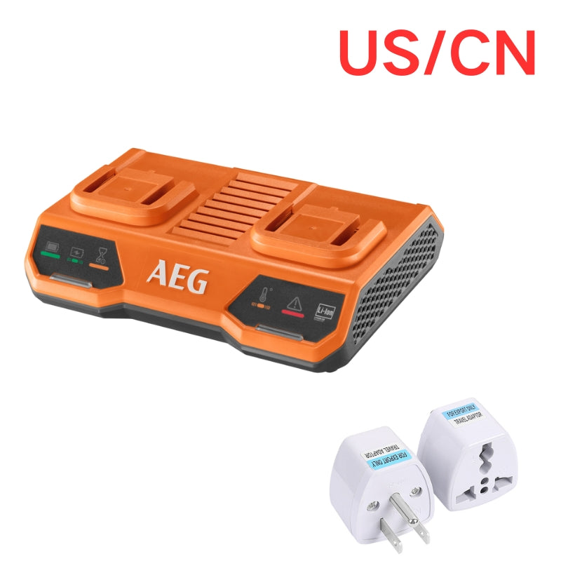 Load image into Gallery viewer, [BL18C2][18V-4.0A] Genuine Original AEG Dual Port Fast Charger Electrical Tool Li-ion Battery - Replacement Charger - Polar Tech Australia
